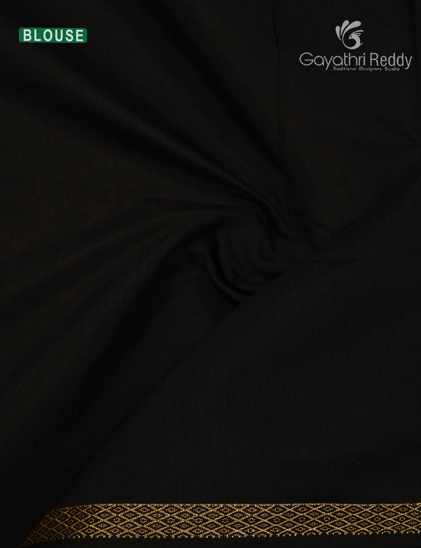 Sico Saree in Parrot Green and Black
