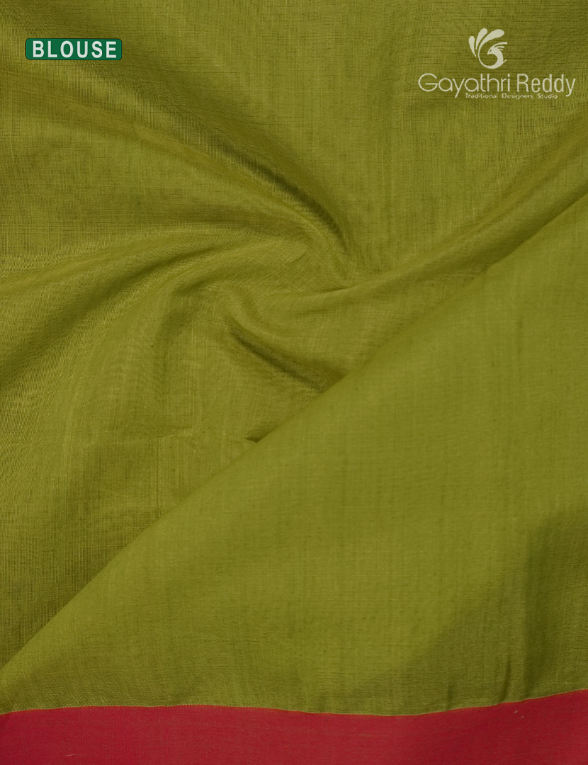 Pure Jamdani Kora Saree in Light Green