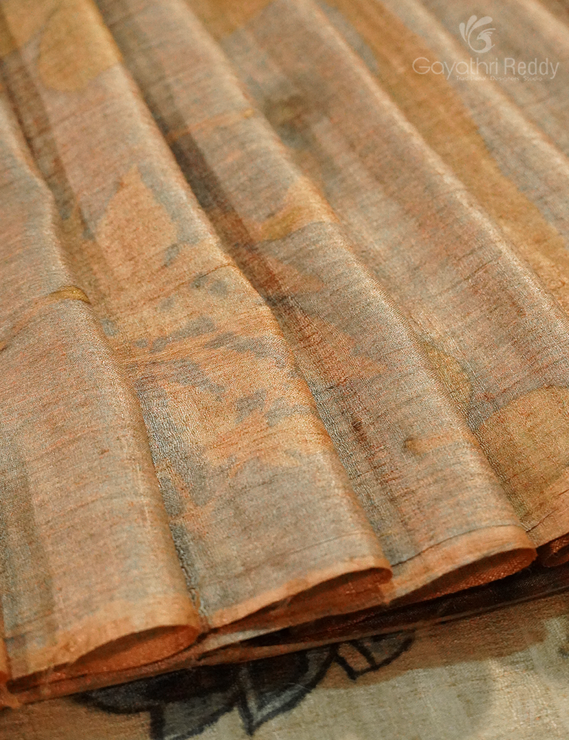 PURE ORGANIC TUSSAR SAREE-TS1312