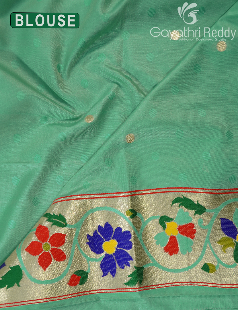 SEMI PAITHANI SAREE-SPS100