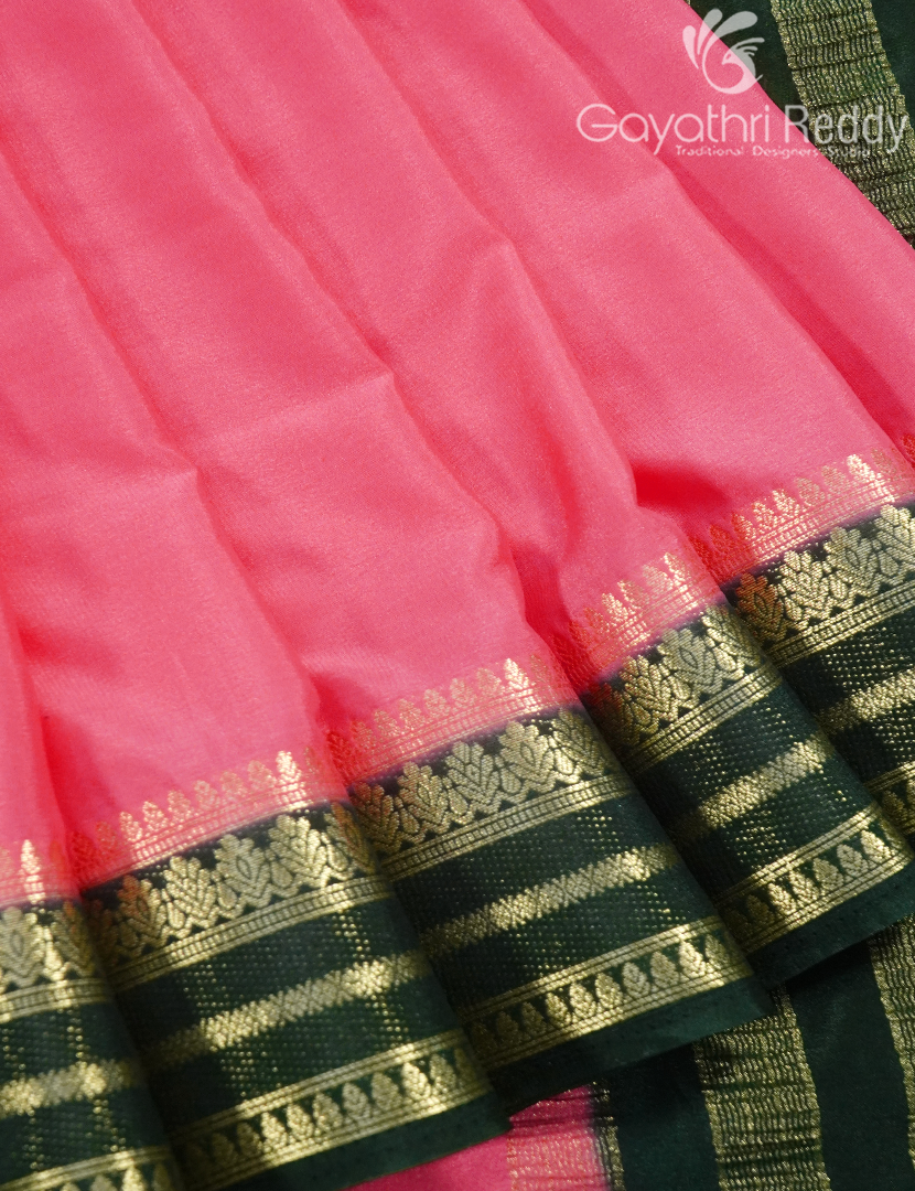 SEMI MYSORE CREPE SAREE-SMC319