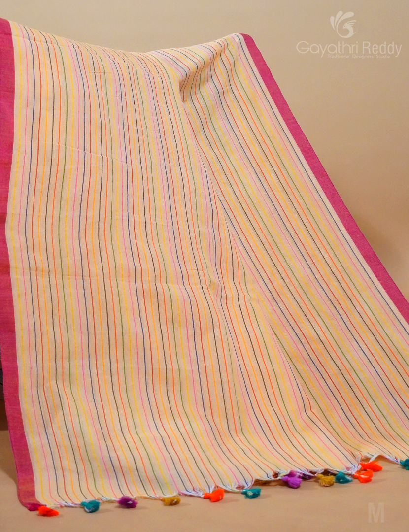 KHADI COTTON (WITHOUT BLOUSE)-KHC436