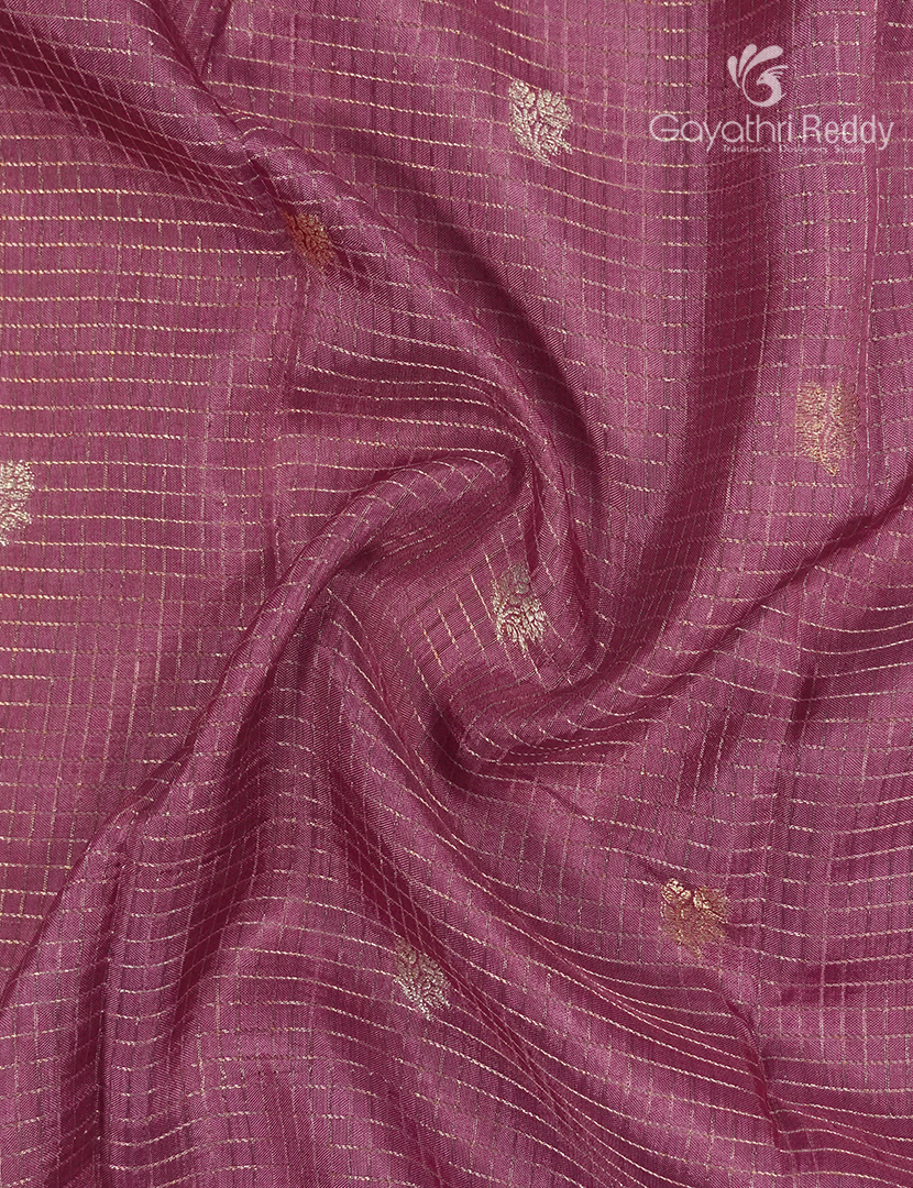 Semi Mysore Crepe Saree in Mauve
