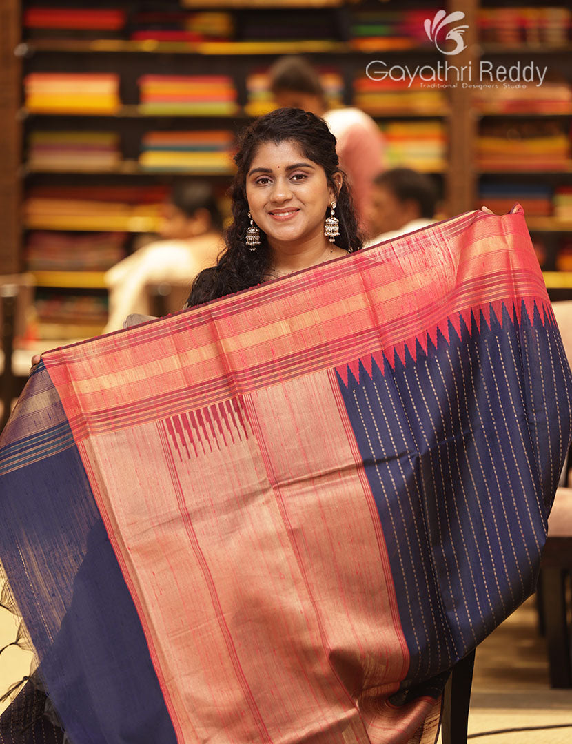 PURE KHADI PATTU SAREE-KHP1356