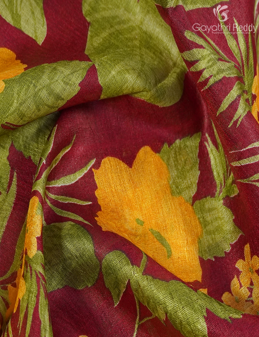PURE DESI TUSSAR SILK SAREE-TS1568