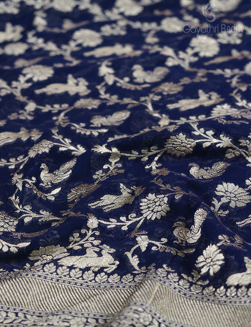 PURE BANARAS GEORGETTE KADDI-BG640