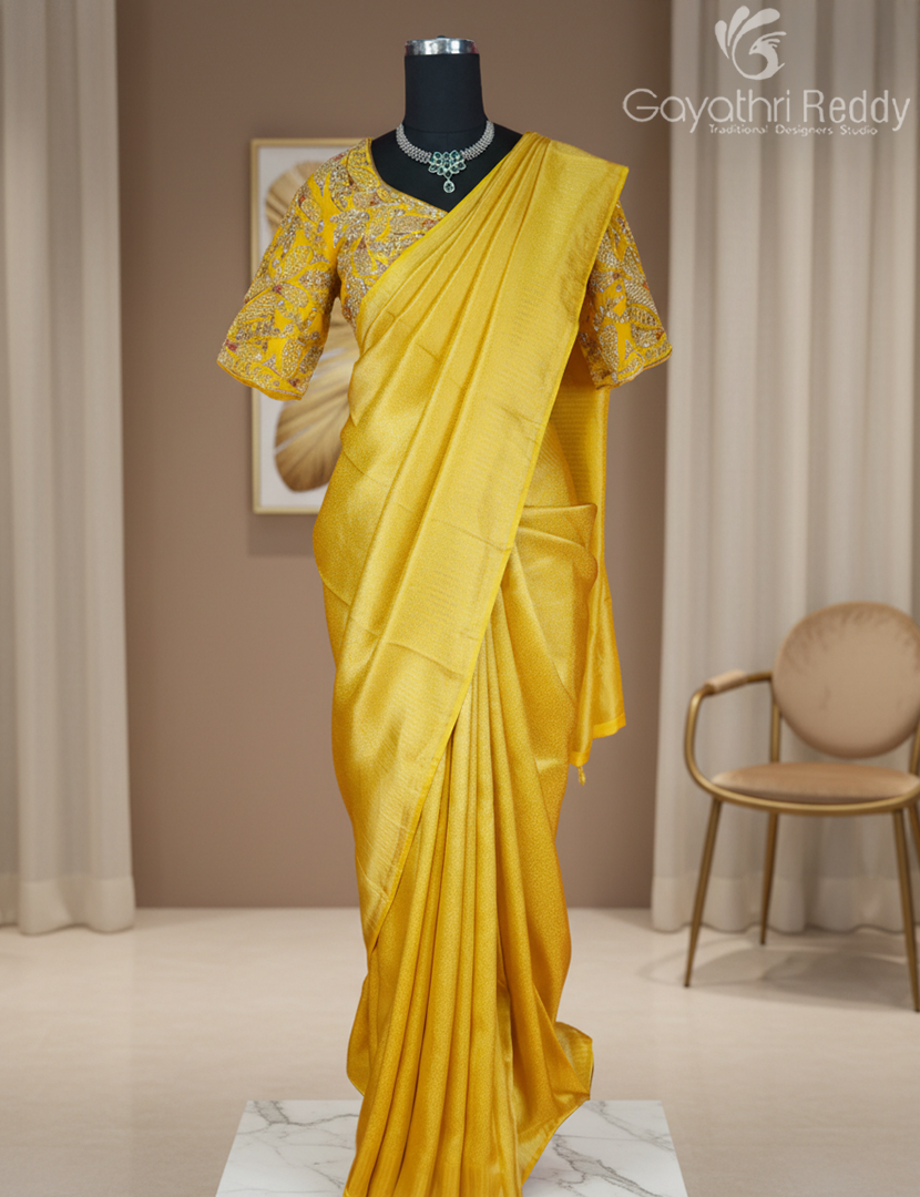 ART SILK SAREE (R.D) BLOUSE-ASSB1