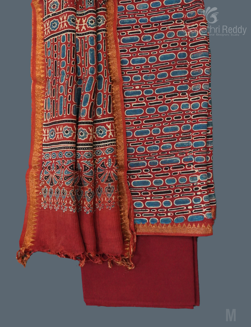 PURE AJRAKH DRESS SET-KDS900