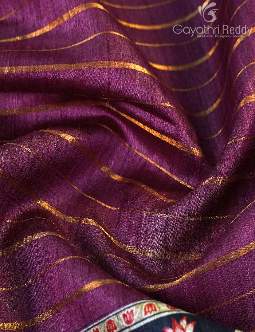 PURE DESI TUSSAR SILK-TS1525