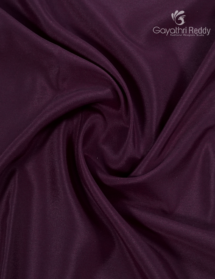 Pure Mysore Silk Saree in Deep Burgundy