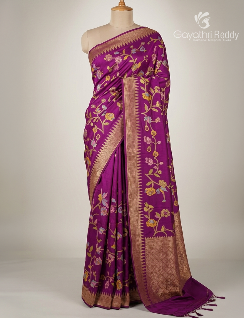 Pure Satin Silk Saree-PST15