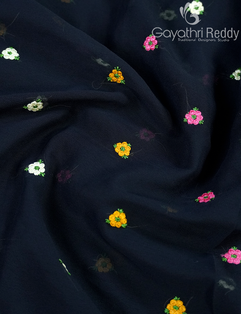 CHIFFON FANCY SAREE-PCF319