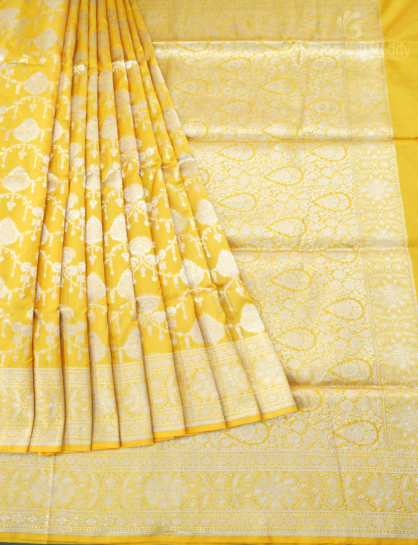 PURE BANARAS KATAN SILK JAAL-BP1105