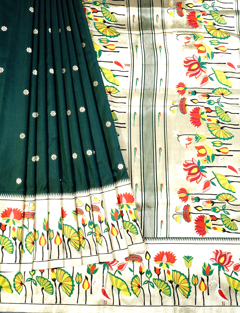 SEMI PAITHANI SAREE-SPS79