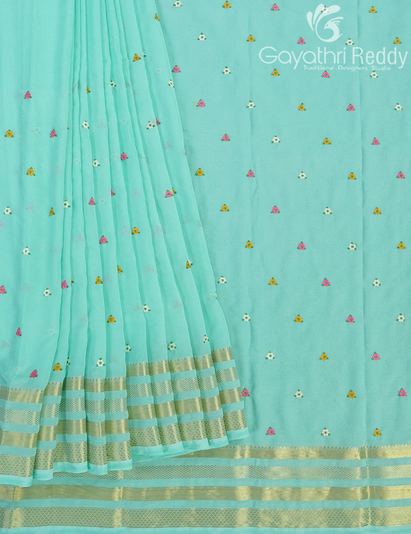 CHIFFON FANCY SAREE-PCF320