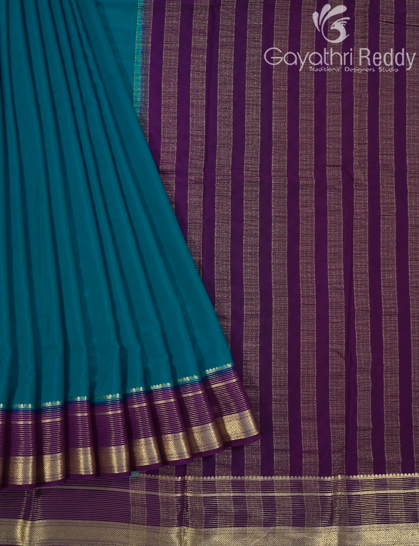 SEMI MYSORE CRAPE SAREE-SMC370