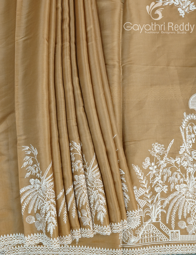 SEMI TUSSAR SAREE -ST1046