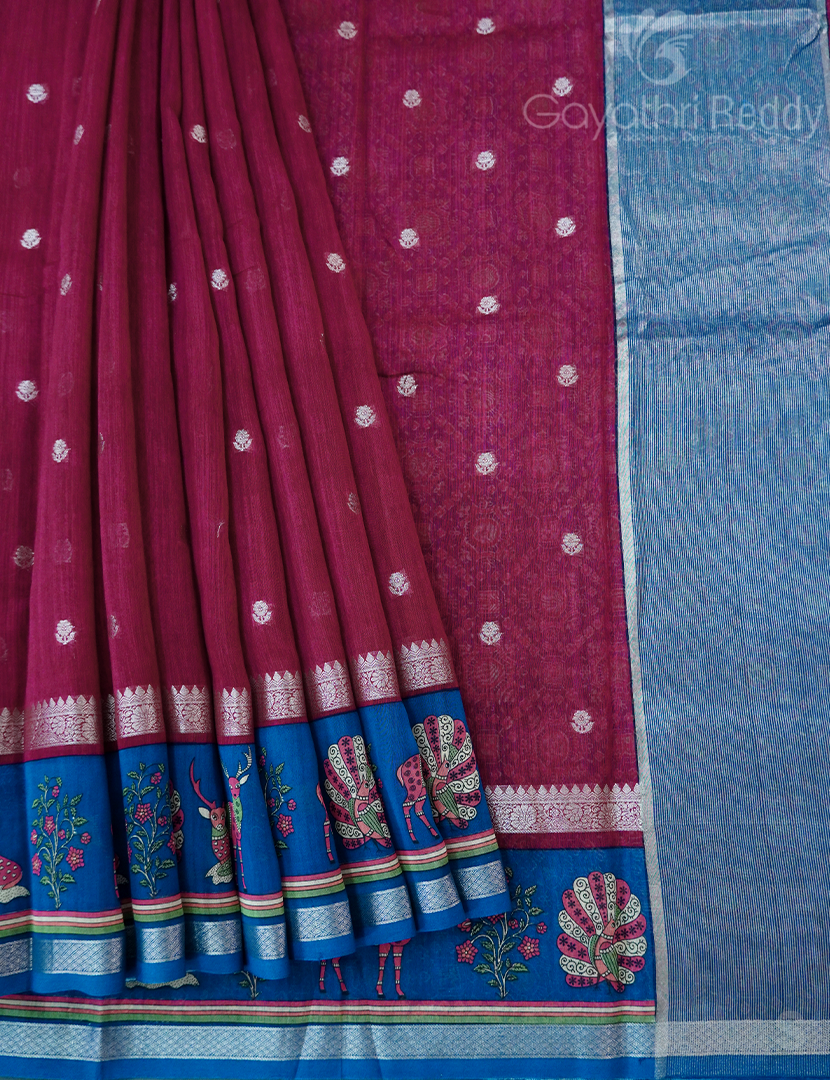 PURE MAHESHWARI SAREE-PMHS10