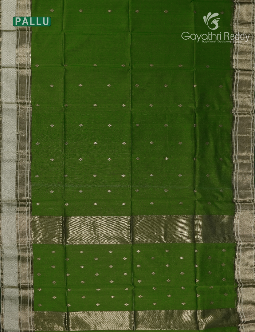 PURE CHANDERI BUTTA SAREES -CPS1189