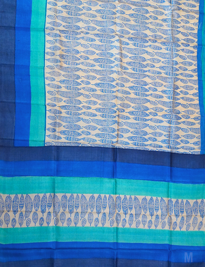 PURE DESI TUSSAR SILK-TS1247