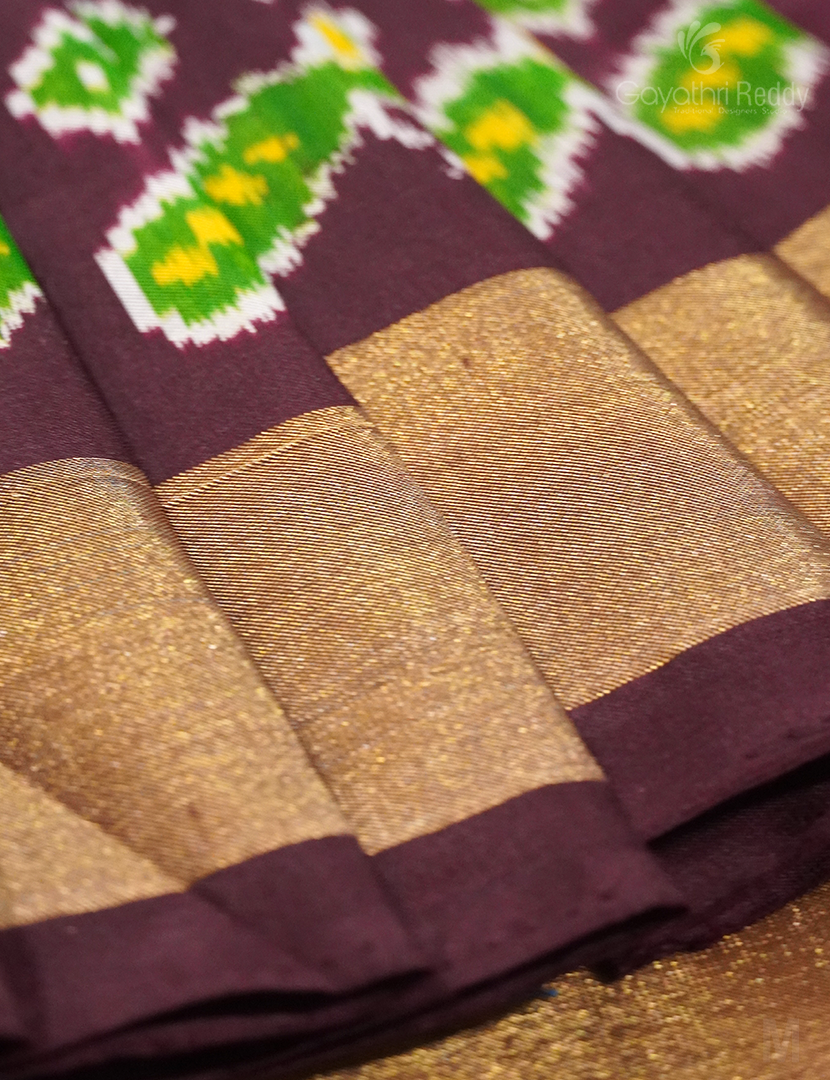 PURE IKKAT PATTU LEHANGA(ZERO SIZE)-IPL108