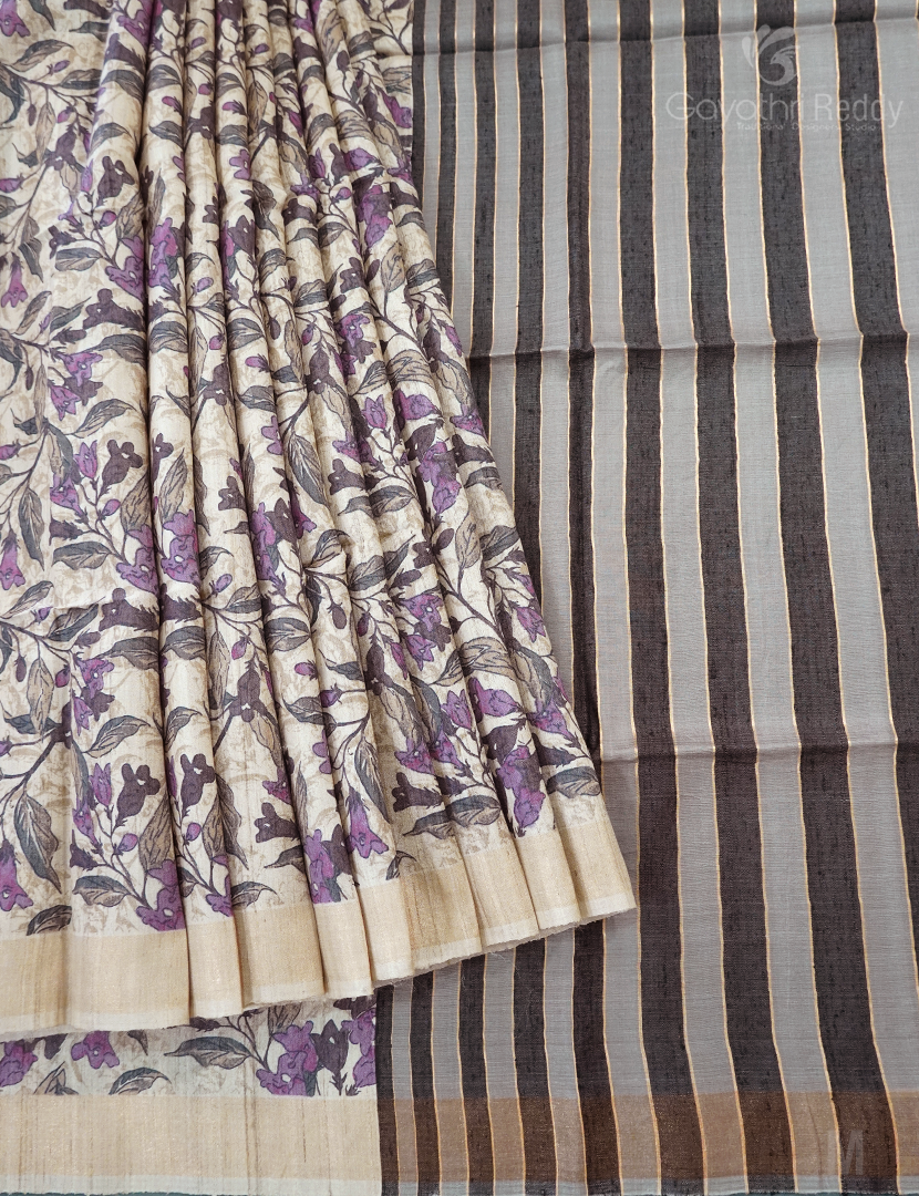 PURE DESI TUSSAR SILK-TS1367