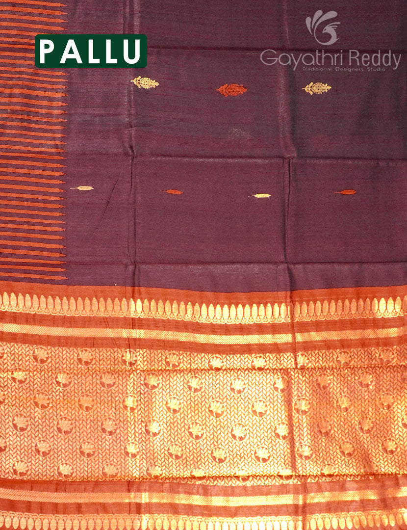 PURE KHADI PATTU SAREE-KHP1313