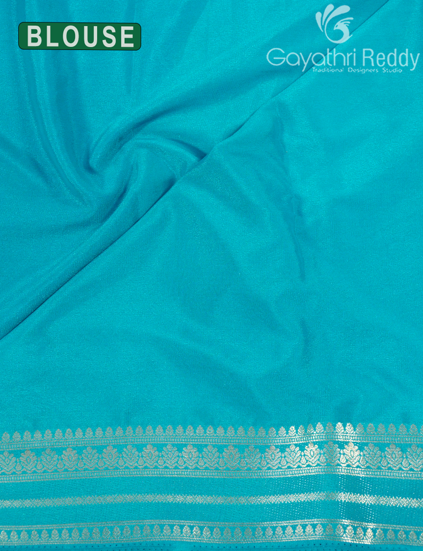 SEMI MYSORE CREPE SAREE-SMC320