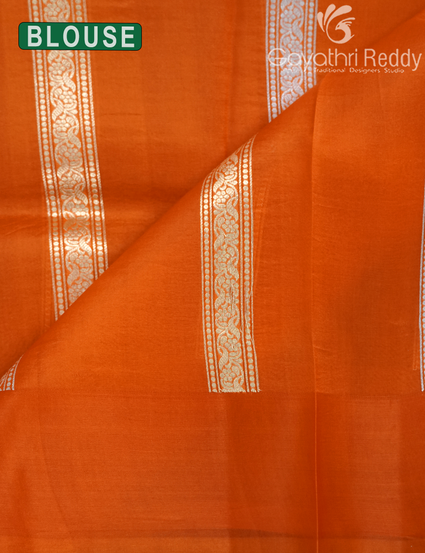 PURE BANARAS KORA SILK-BKS122