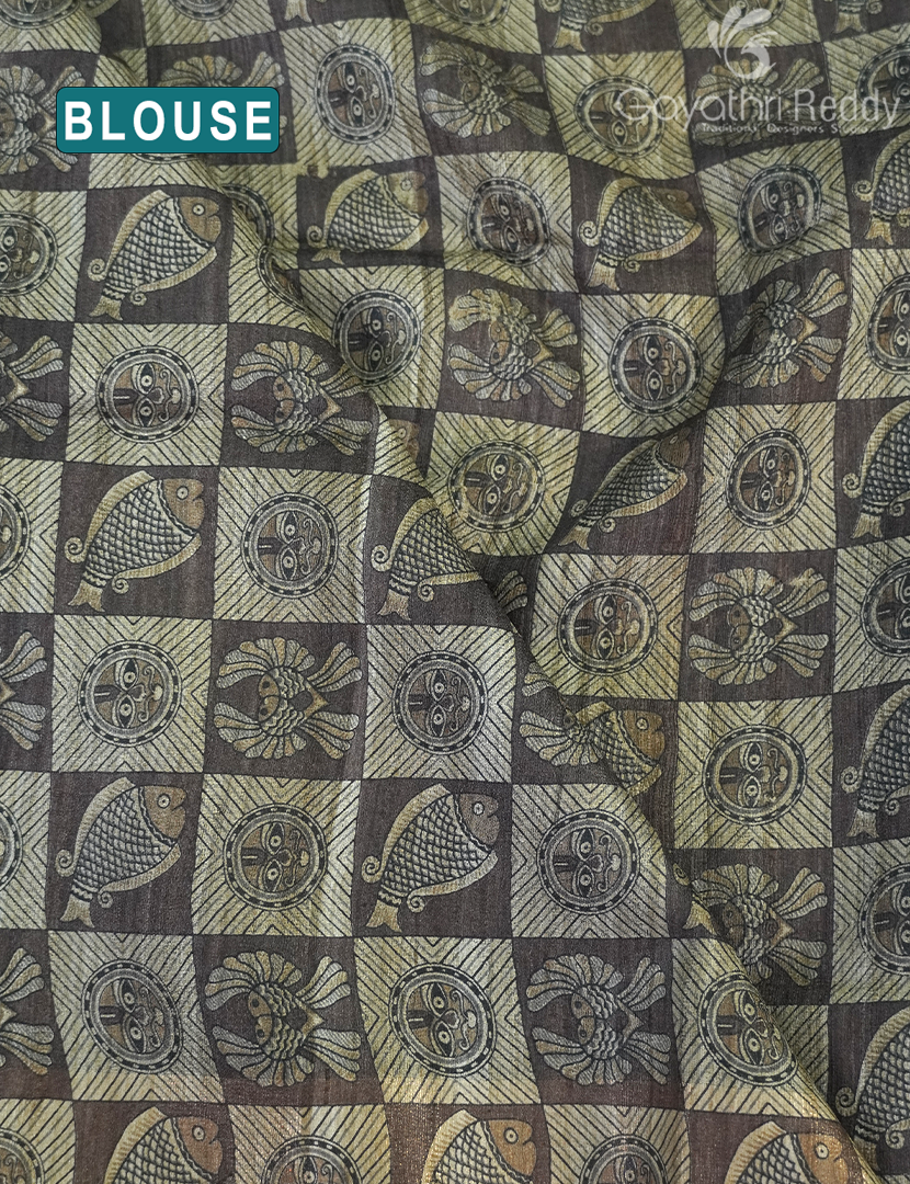 PURE DESI TUSSAR SILK-TS1537