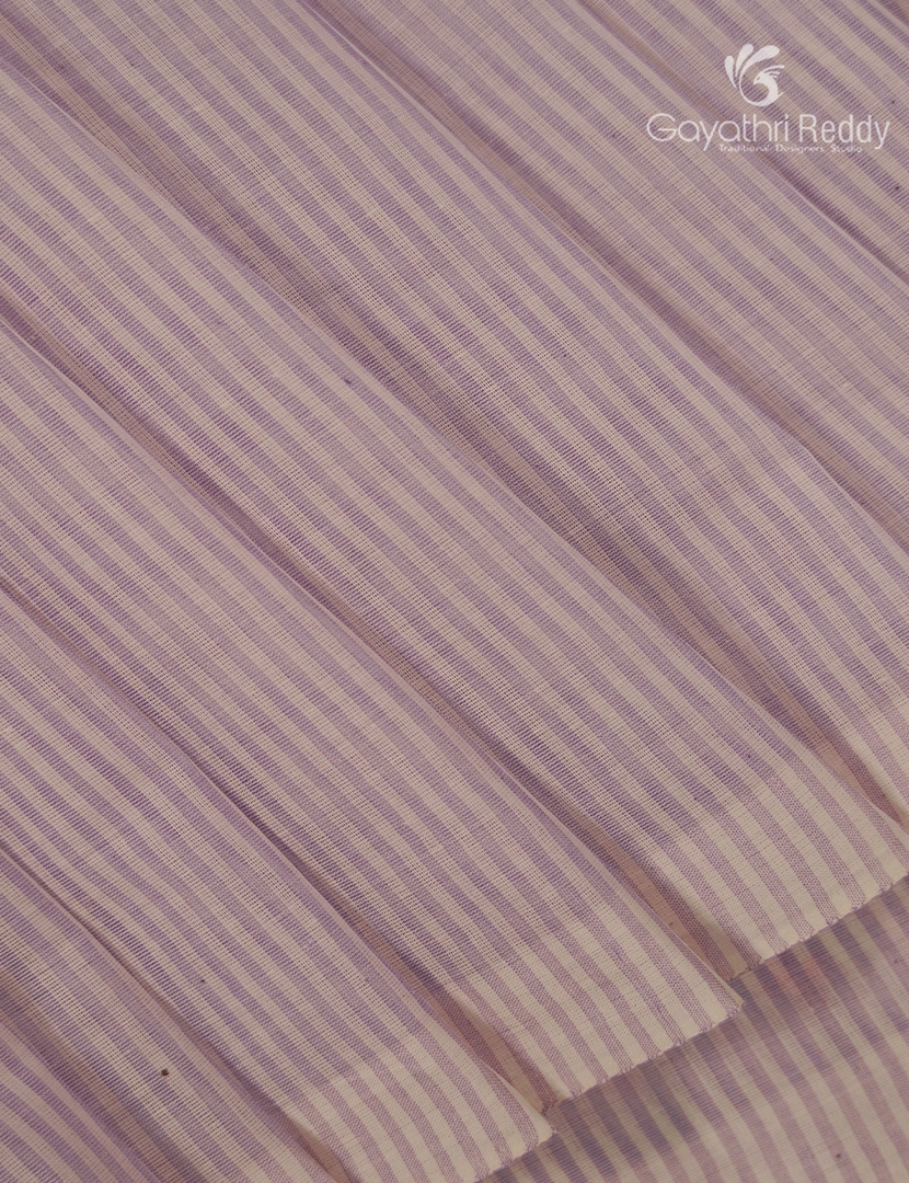 Pure Kanchi Cotton Printed Saree in Lilac