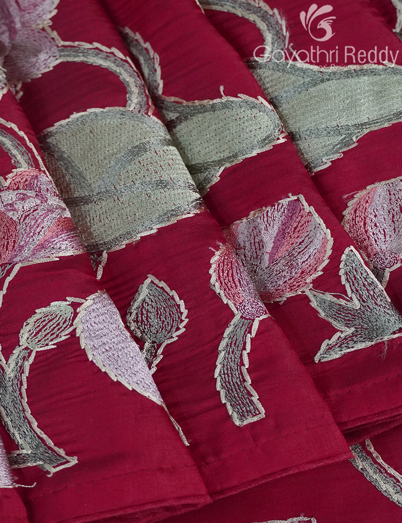 SEMI DUPION SILK WORK-SDSW13