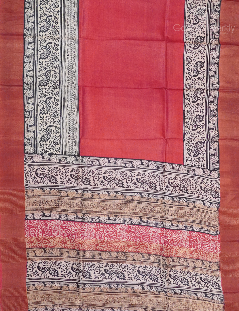 PURE DESI TUSSAR SILK-TS1238