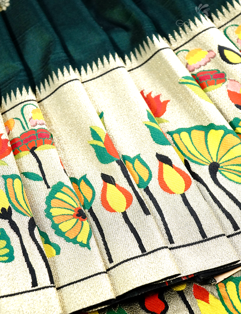 SEMI PAITHANI SAREE-SPS79