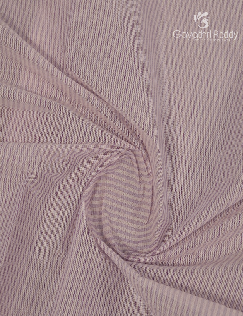 Pure Kanchi Cotton Printed Saree in Lilac