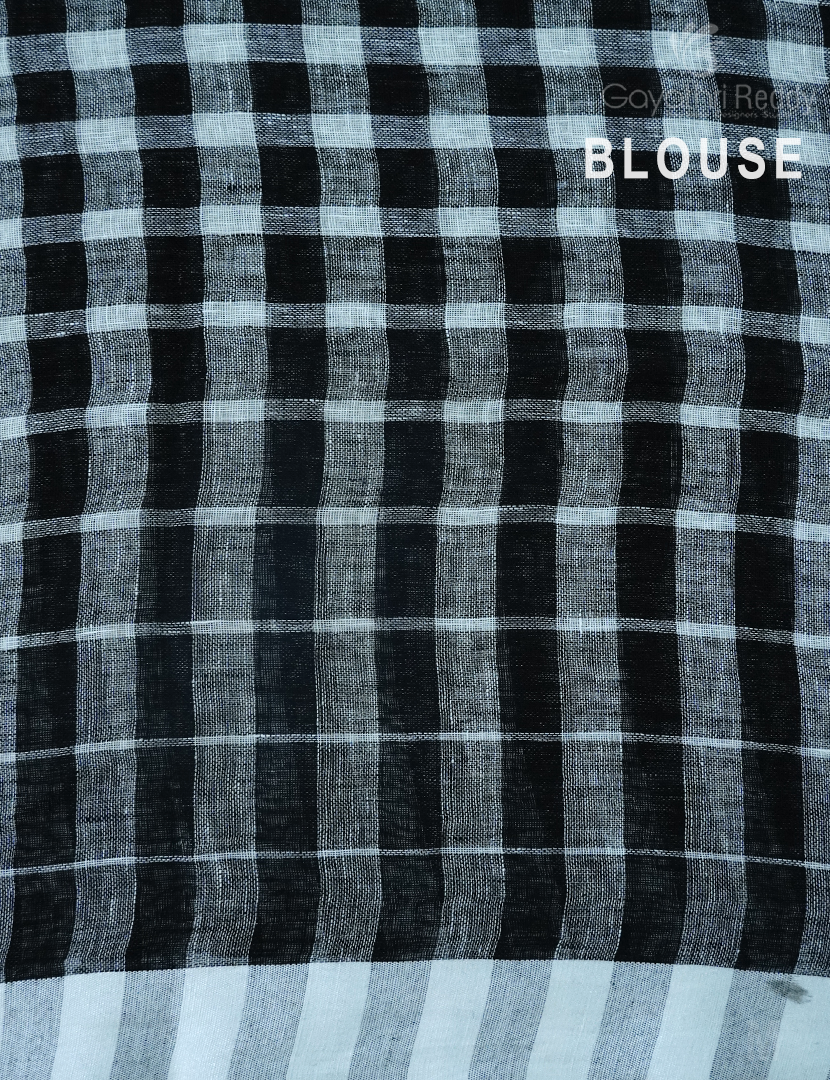 PURE LINEN SAREE-L1340