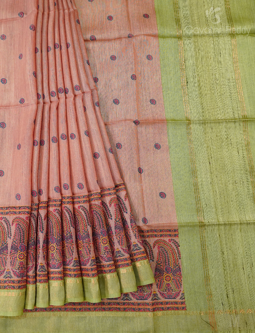 PURE DESI TUSSAR SILK-TS1330