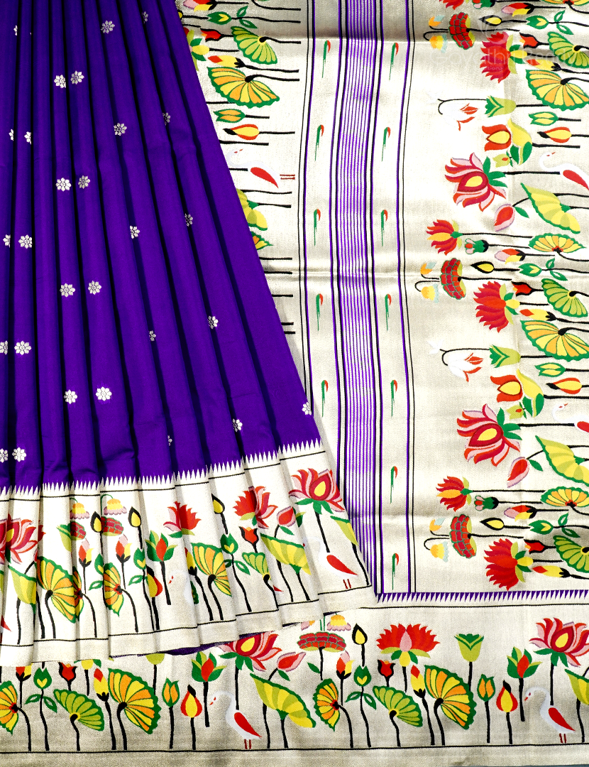 SEMI PAITHANI SAREE-SPS80