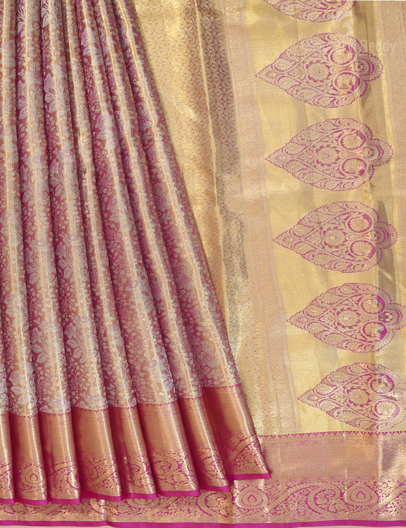 PURE KANCHI TISSUE PATTU-KP6955