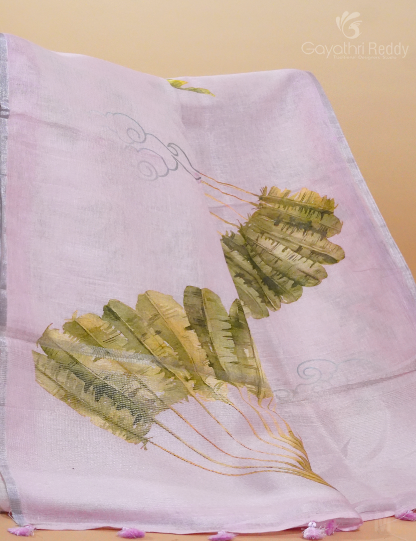 PURE LINEN COTTON SAREE-L1332