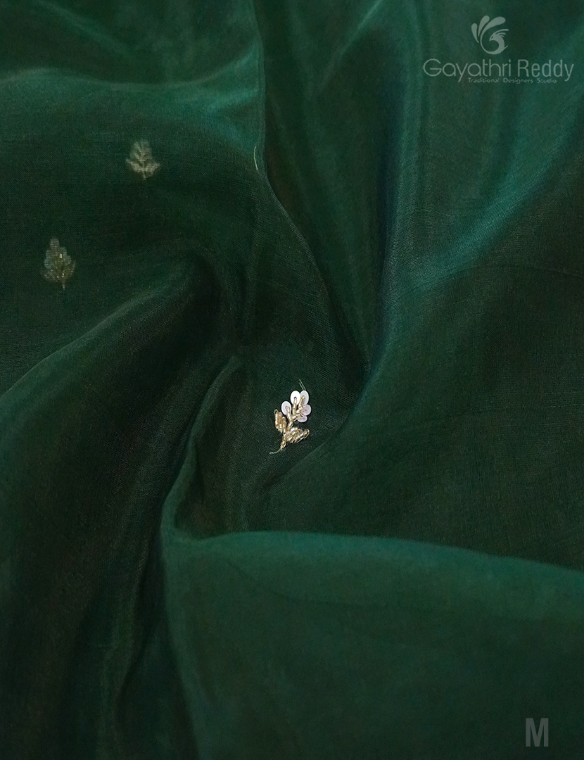 PURE ORGANZA SILK HANDWORK-POF147