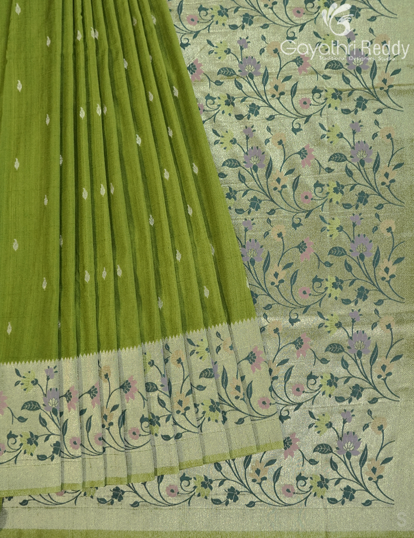 SEMI TUSSAR KADDI SAREE-STK14