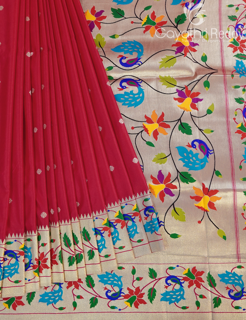 SEMI PAITHANI SAREE-SPS28
