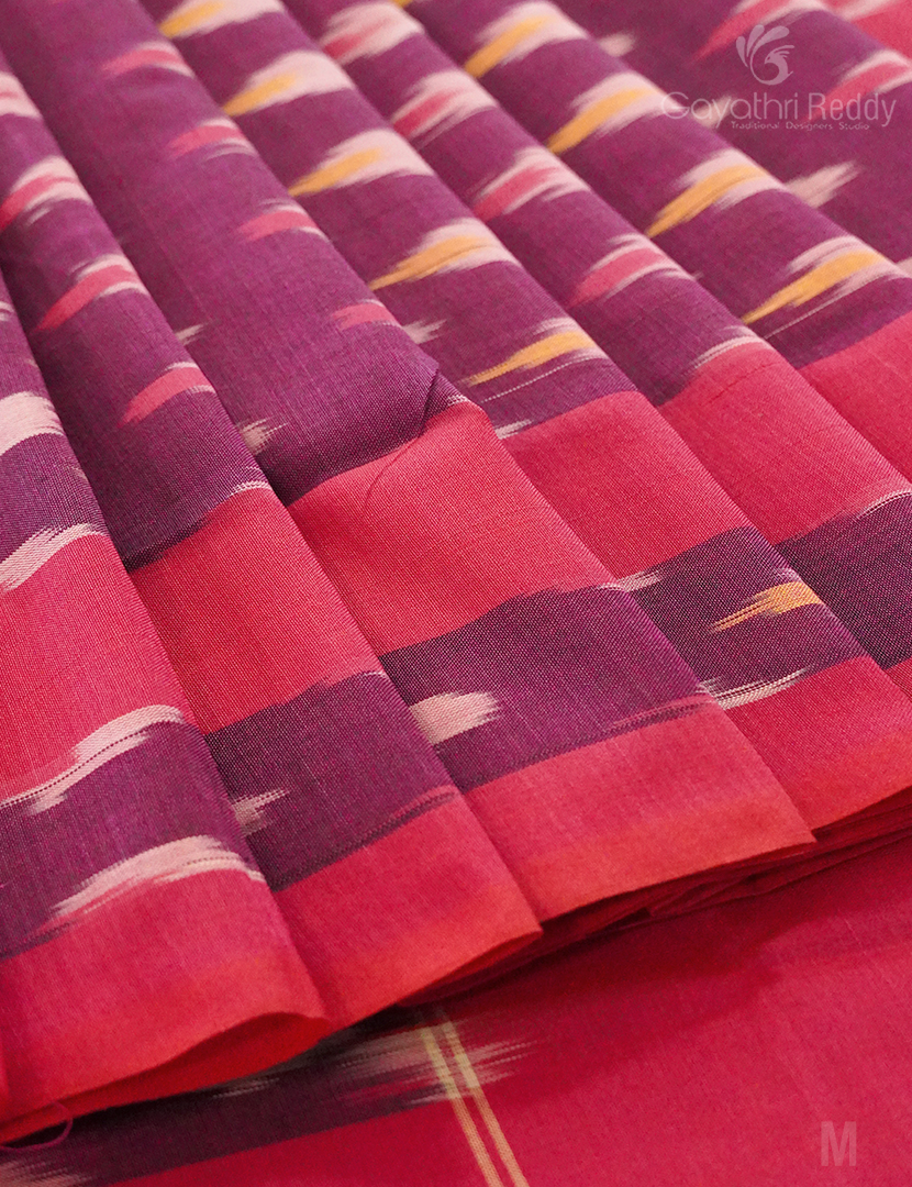 PURE IKKAT COTTON (WITHOUT BLOUSE)-IKC1011