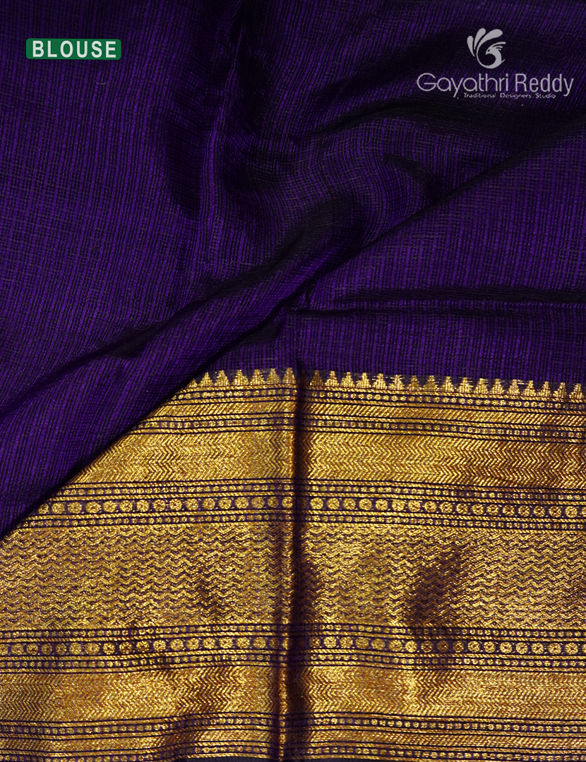 Pure Silk Kota Saree in Purple
