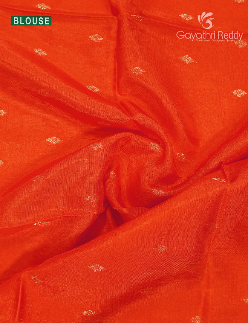 Semi Mysore Crepe Saree in Brown