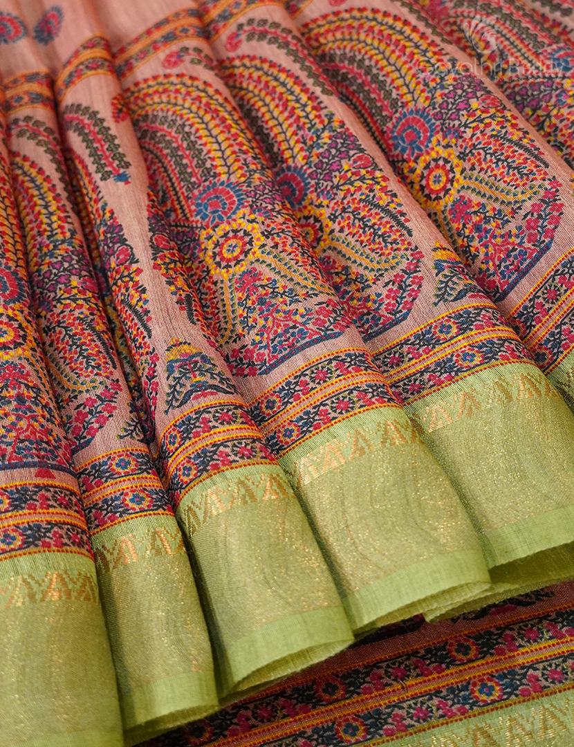 PURE DESI TUSSAR SILK-TS1330