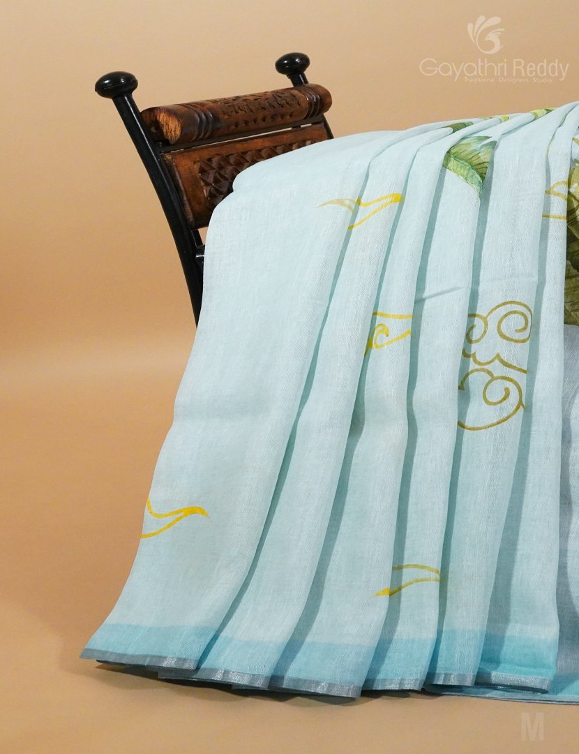 PURE LINEN COTTON SAREE-L1333