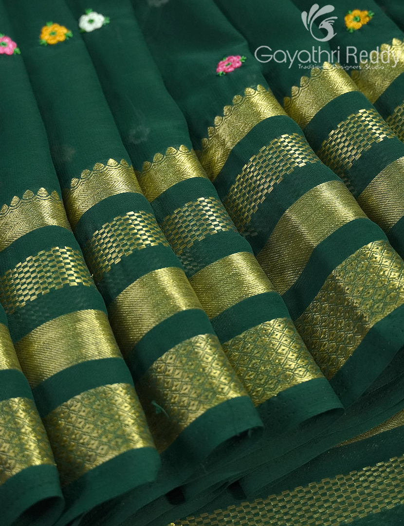 CHIFFON FANCY SAREE-PCF321