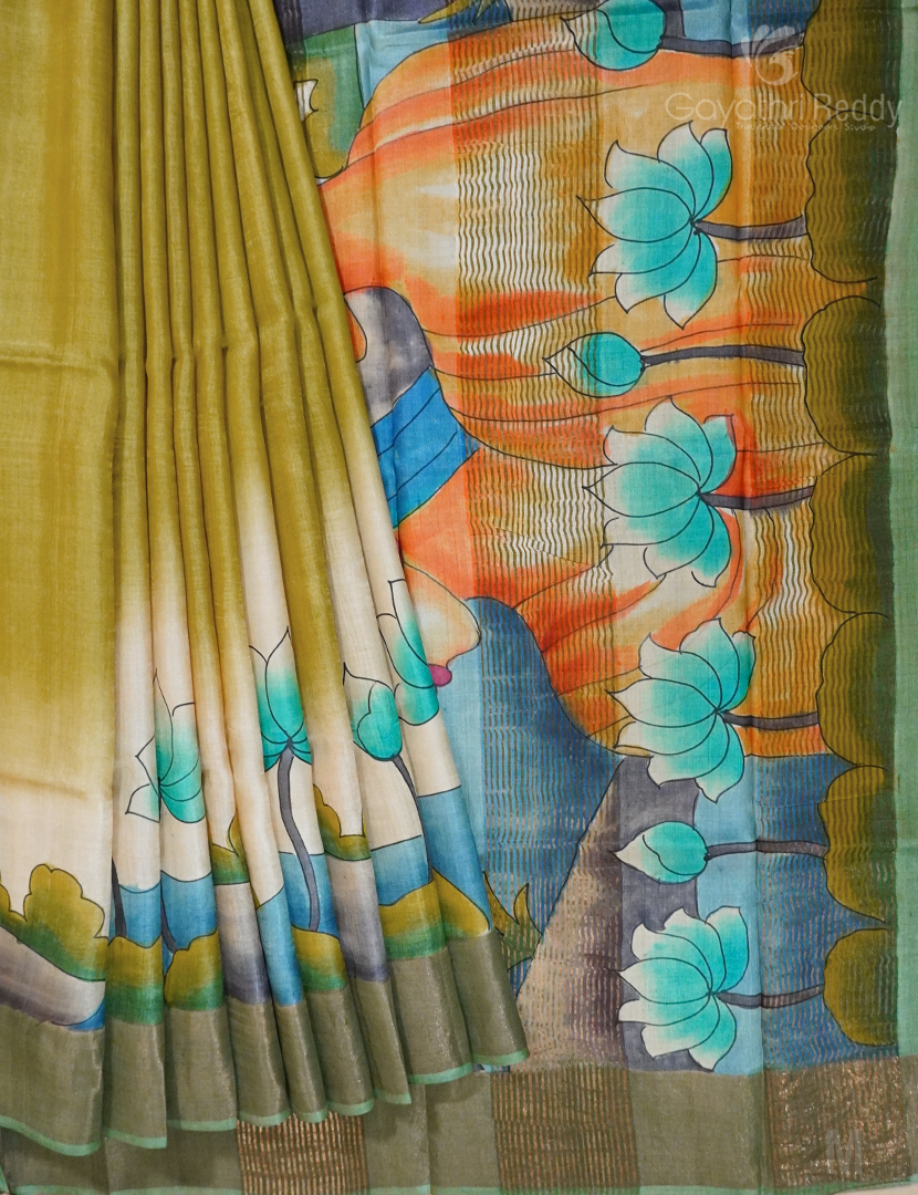 PURE DESI TUSSAR SILK-TS1276